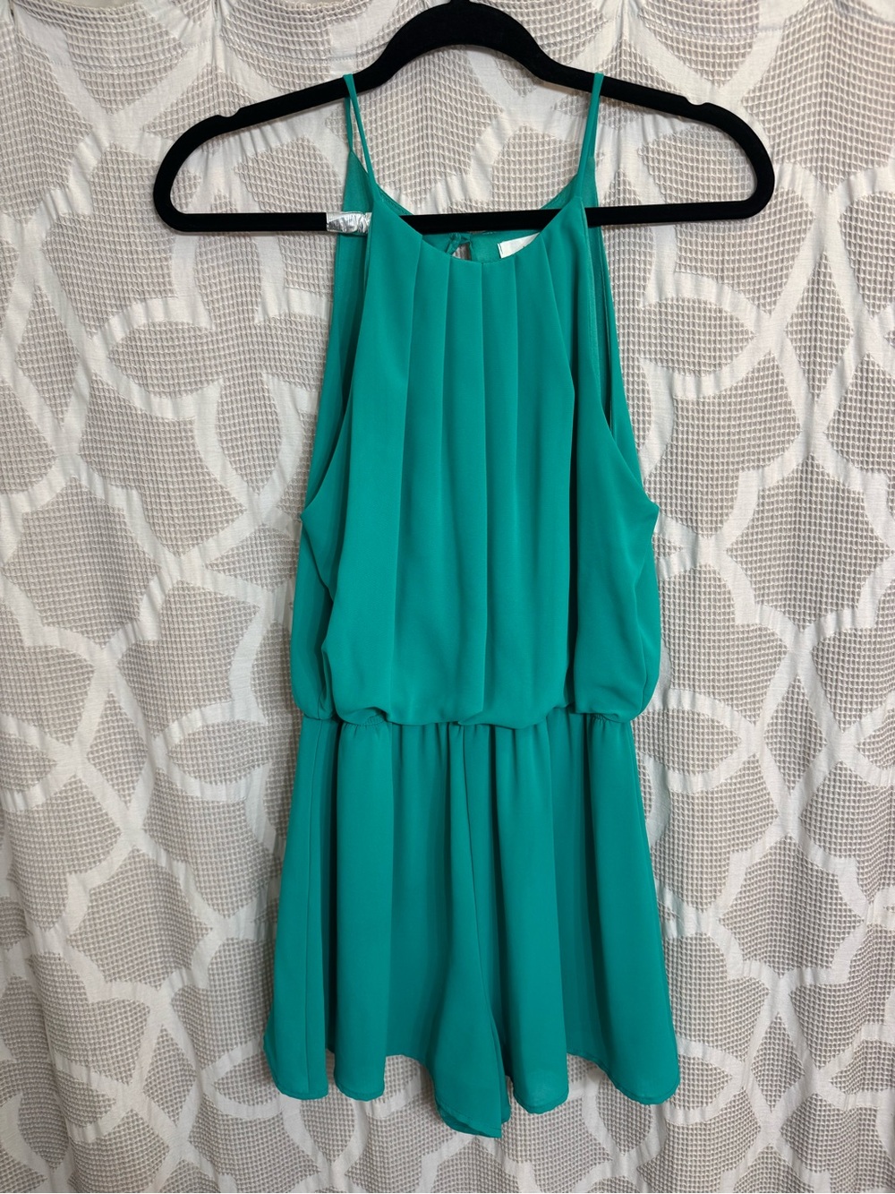 Lush Teal Sleeveless Romper